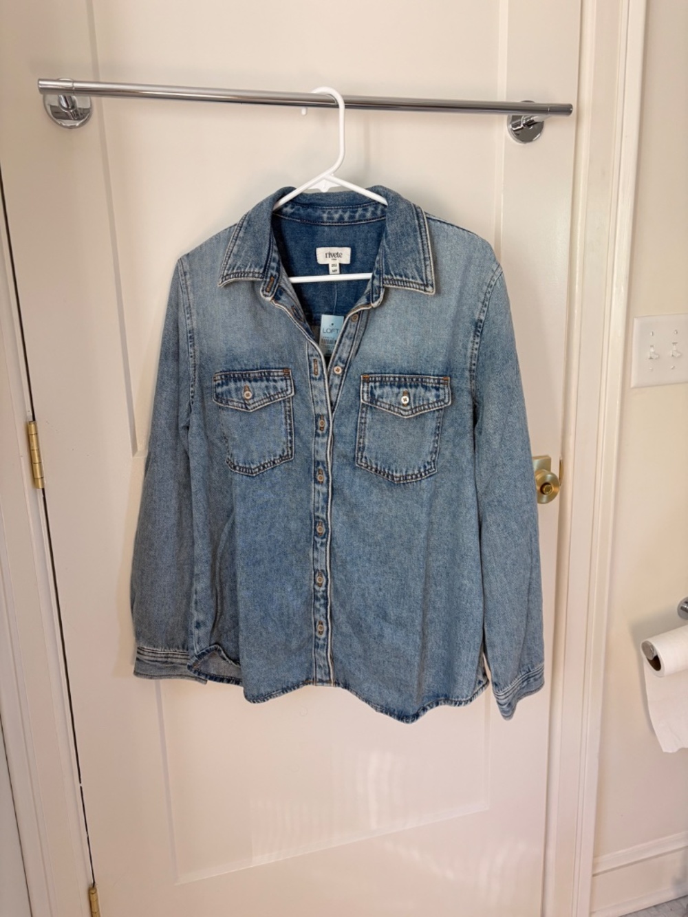 Rivet Denim Shirt NWT